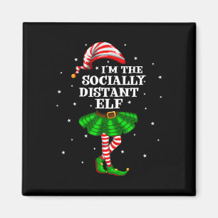 Imã Grupo Familiar Eu sou o Elf Christma socialmente d