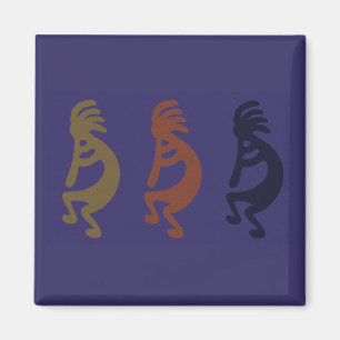 Imã Grupo Kokopelli de Flute Playing Figures
