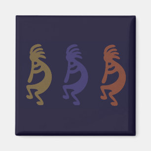 Imã Grupo Kokopelli de Flute Playing Figures