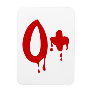 Ímã Grupo Sanguíneo O+ Hospital #Horror Positivo