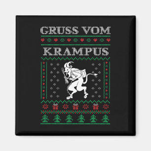 Imã Gruss Vom Krampus Gótico Suéter de Natal Feio Kram