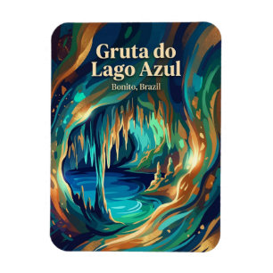 Ímã Gruta do Lago Azul Brasil