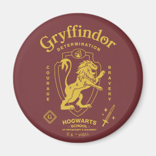 Imã GRYFFINDOR™ Determinação Coragem Bravura Brasão