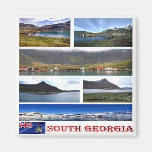 Imã GS - Geórgia do Sul - Mosaico - Colagem