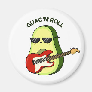 Imã Guac E Roll Funny Avocado Pun