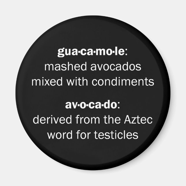 Imã Guacamole Testicles (Frente)