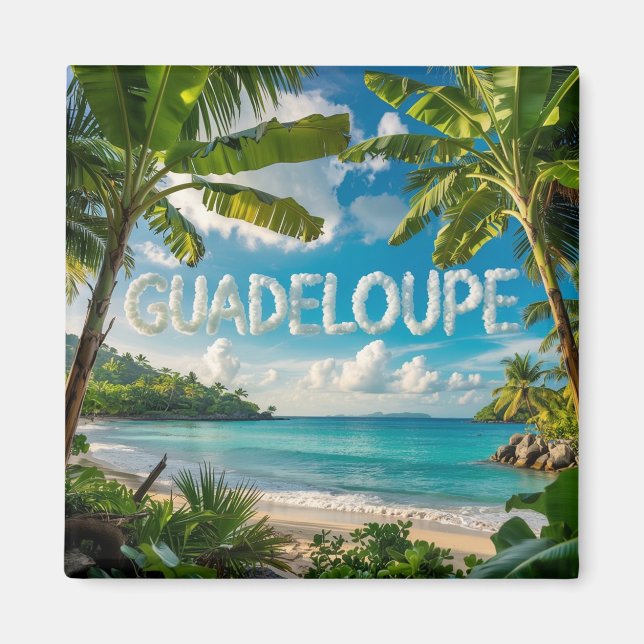 Imã Guadeloupe: Évasion Tropicale, Plage Paradisiaque  (Frente)