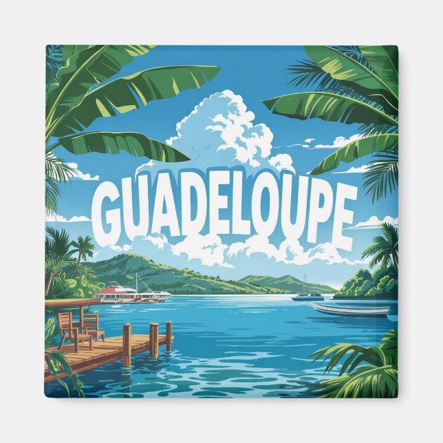 Imã Guadeloupe: Évasion Tropicale, Plage Paradisiaque  (Frente)