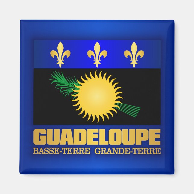 Imã Guadeloupe Flag (Frente)