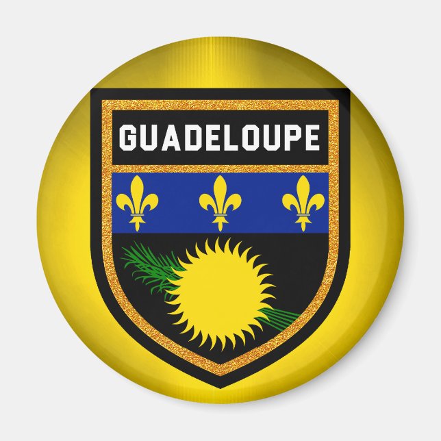 Imã Guadeloupe Flag (Frente)