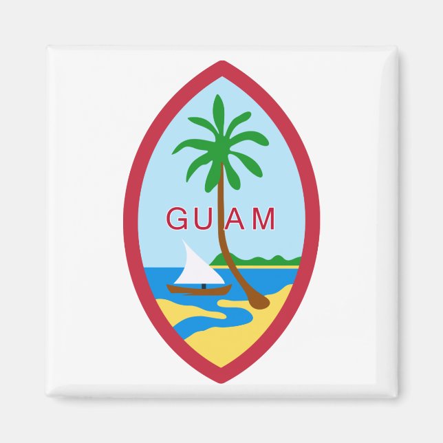 Imã Guam Seal (Frente)