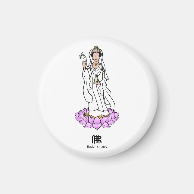 Imã Guan Yin Bodhisattva no Lotus (Frente)