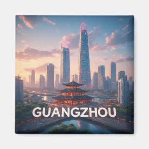 Imã Guangzhou China Cidade Lembrança 📍