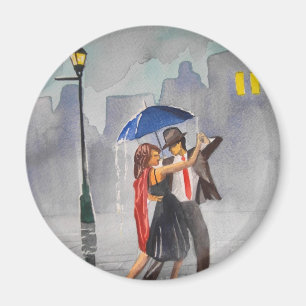 IMÃ GUARDA-CHUVA DE DANÇA DO CASAL