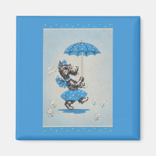Imã Guarda-chuva do carregando da senhora do cão do