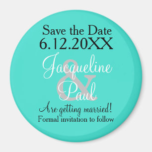 Imã Guardar os Magnetos Turquesa de Data