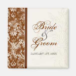 Imã Guarde a data, personalizado do aniversário de cas