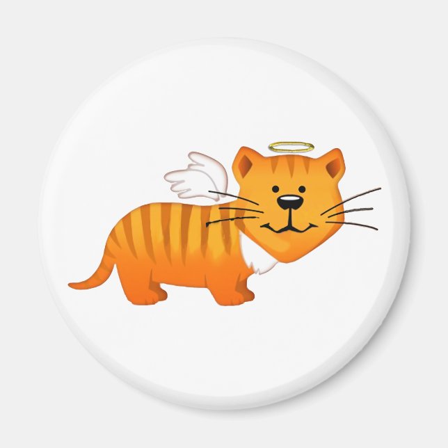 Imã Guardian Angel Cat (Frente)