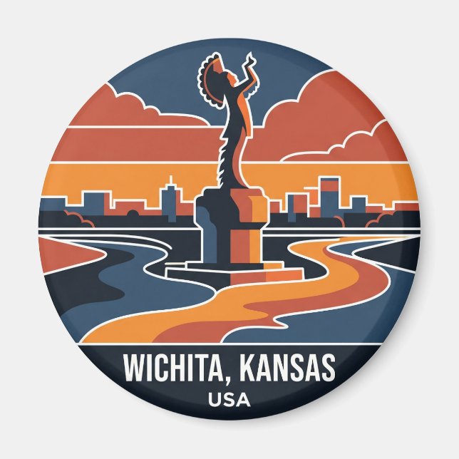 Imã Guardião das Planícies Kansas (Frente)