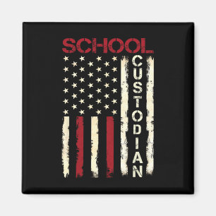Imã Guardião Escolar Apreciação da Bandeira Americana