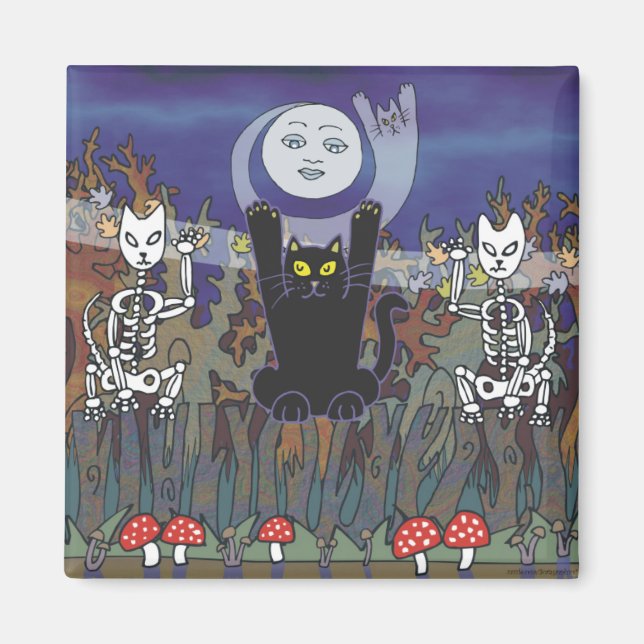 Imã Guardiões de uma Floresta Assombrada (Frente)