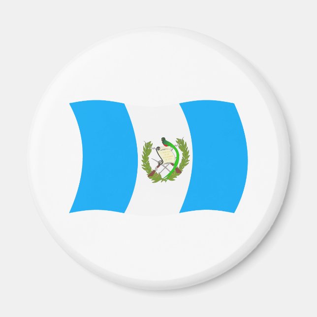 Imã Guatemala Flag Magnet (Frente)