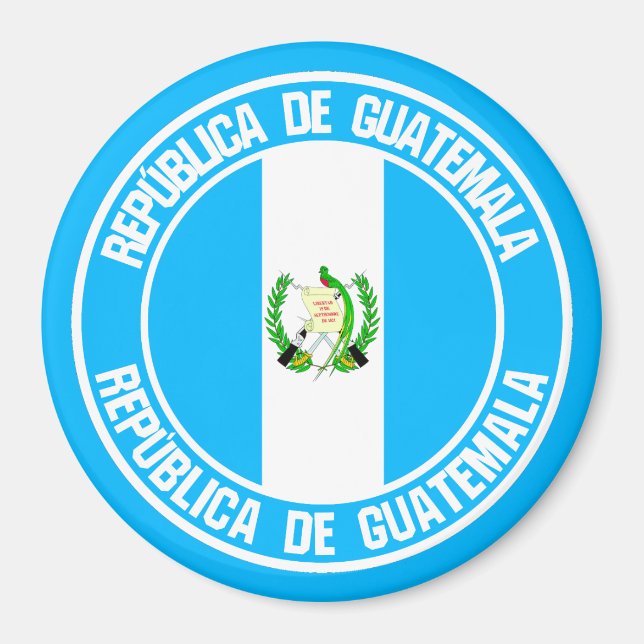 Imã Guatemala Round Emblem (Frente)