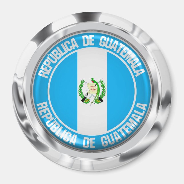 Imã Guatemala Round Emblem (Frente)