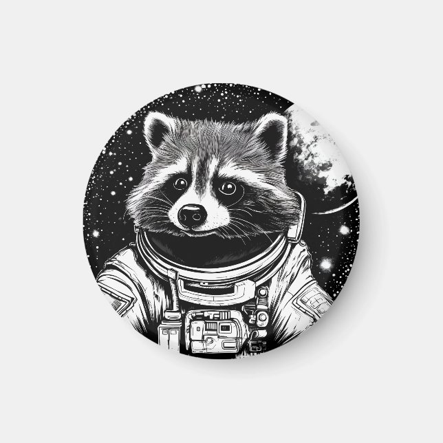 Imã guaxinim astronauta (Frente)