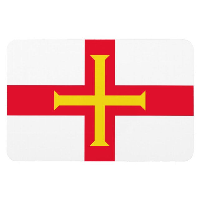 Ímã Guernsey Flag (Horizontal)
