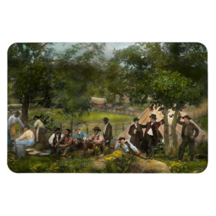 Ímã Guerra Civil - Acampamento de Gettysburg do Capitã