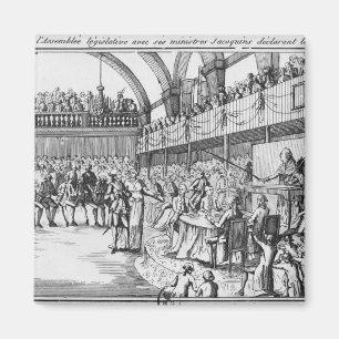 Imã Guerra de declaração de Louis XVI no 20 de abril