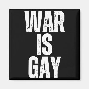 Imã Guerra retrô é gay engraçado sem guerra para homen