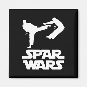 Imã Guerras de Spar Dito Divertido Taekwondo Lutador d