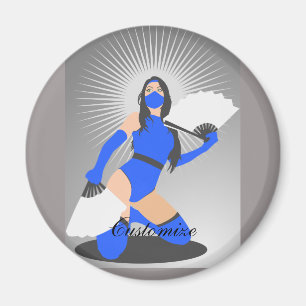 Imã Guerreira mascarada Princesa Thunder_Cove