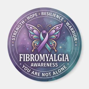 Imã Guerreiro da Fibro Esperança Resiliência Fita