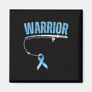Imã Guerreiro da Pesca Prostate Cancer Pescador Luz Az
