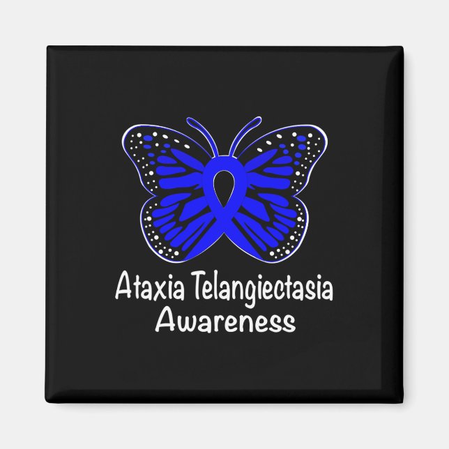 Imã Guerreiro de Conscientização da Ataxia Telangiecta (Frente)