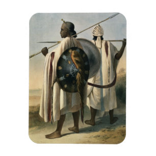 Ímã Guerreiros Abyssinian, ilustração 'do vale