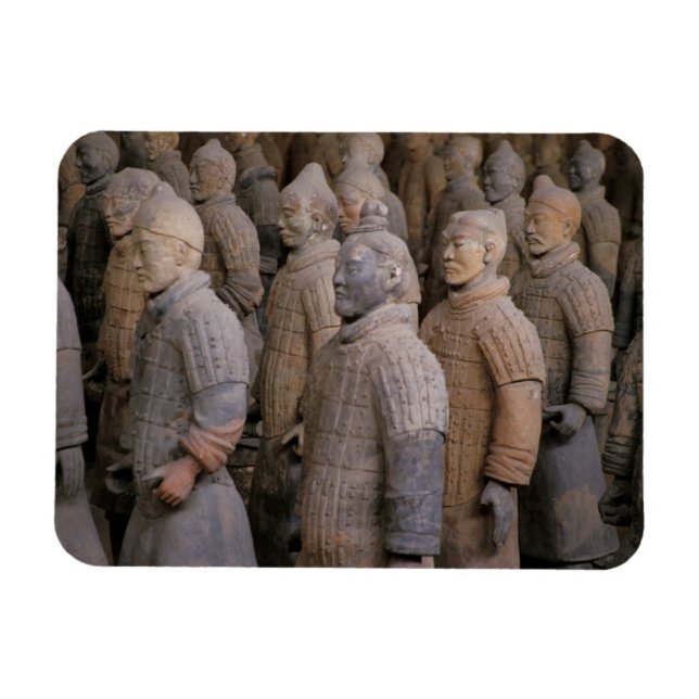 Ímã Guerreiros Terra Cotta no Imperador Qin Shihuang (Horizontal)