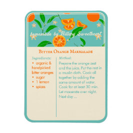 Ímã Guia de Cozinha Retro Moderno para Receita