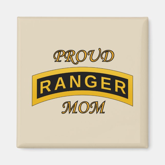 Imã Guia do Exército Ranger - Mãe Orgulhosa - Magnet (Frente)