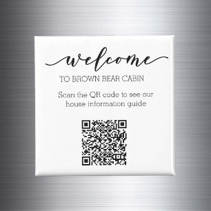 Imã Guia STR Código QR Guia de informações do Código A