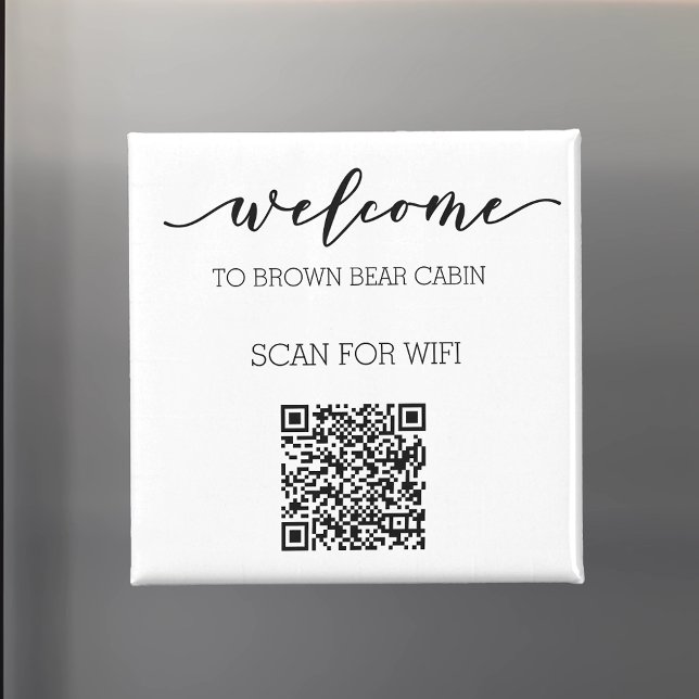 Imã Guia STR Código QR Informações Aluguel WIFI (Criador carregado)
