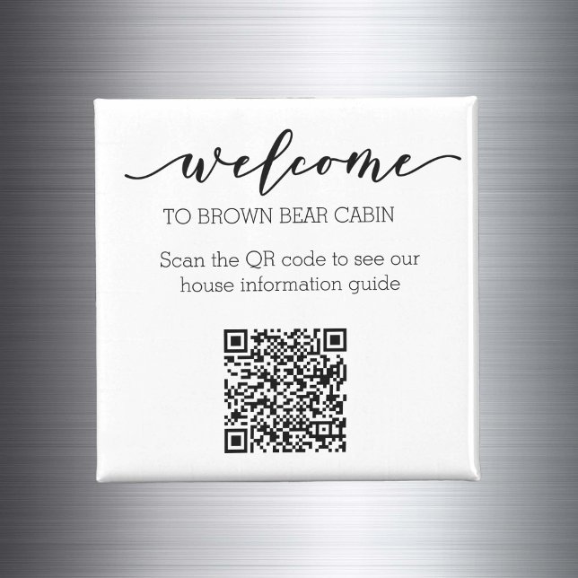 Imã Guia STR Código QR Informações guia Casa para alug (Criador carregado)