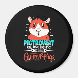 Imã Guiné Pigtrovertido Um Que Prefere