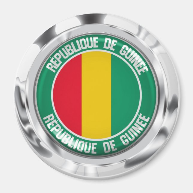 Imã Guiné Round Emblem (Frente)