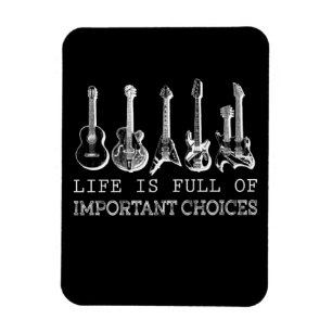 Ímã Guitar Lover A Vida É Cheio De Opções Importante