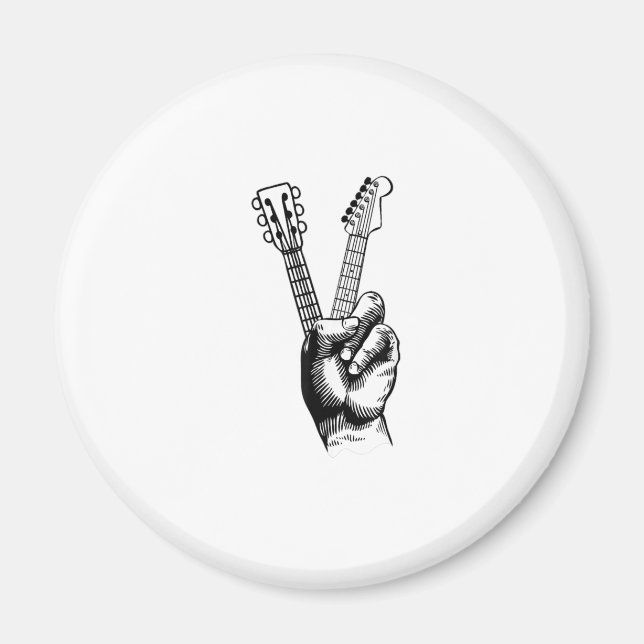 Imã Guitar Lover | Diga Hi Guitar Gift (Frente)