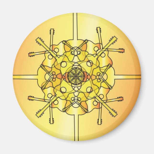 Imã Guitar Mandala (Frente)